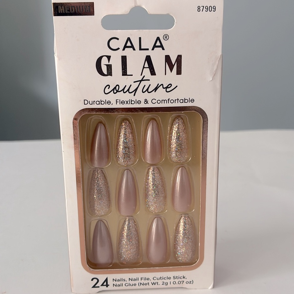 2/$20 Cala Glam Couture 24-Piece Medium Nail Set